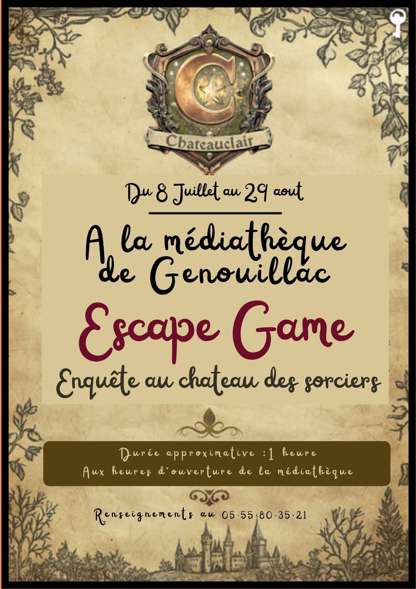 Escape game ete 2025
